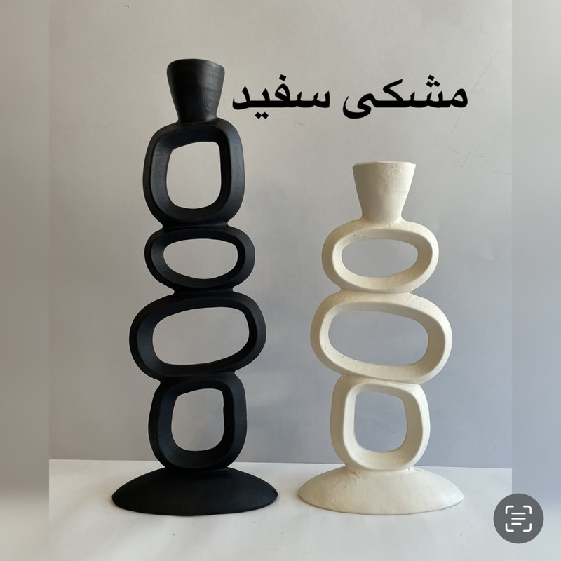 جاشمعی مدل زنجیری مناسب شمع استوانه ای مجموعه 2 عددی