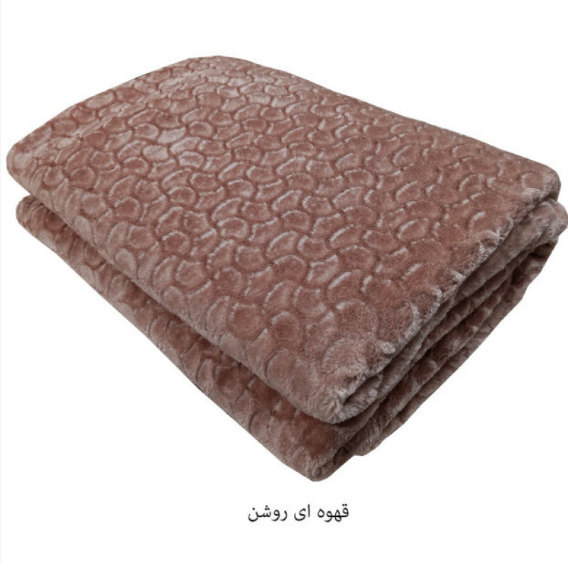 پتو مسافرتی گلبافت مدل سنگی سایز 170x220 سانتی متر