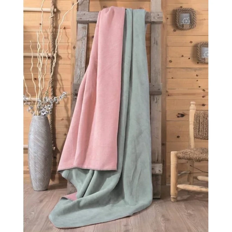 پتو کاتن باکس مدل Pudra-Mint سایز 220×200 سانتی متر