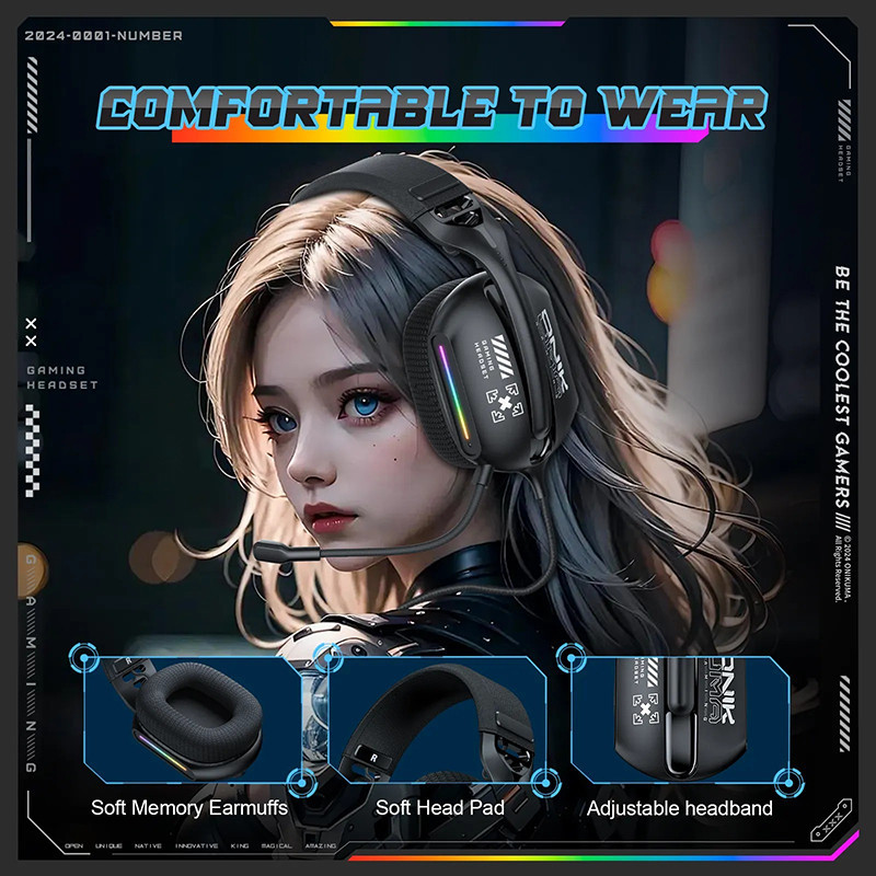 هدست گیمینگ اونیکوما مدل X12 RGB
