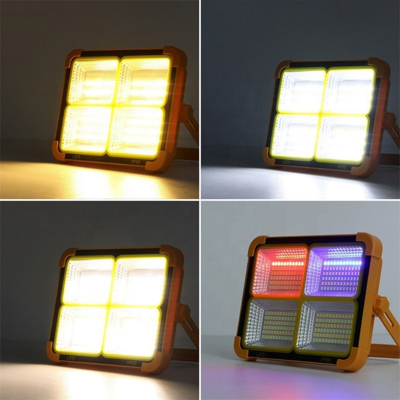 پروژکتور شارژی و خورشیدی وارسو مدل JY-IP66 288LED