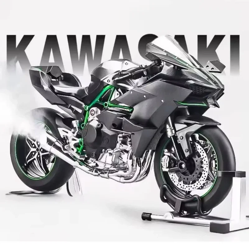 موتور بازی ناب سل مدل کاوازاکی نینجا H2R دودزا شارژی کد kawasaki h2r ninja spray 1:6 naab002