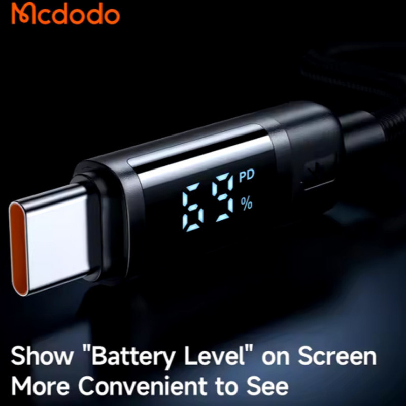 کابل تبدیل USB-C مک دودو مدل CA-578 60W طول 1.2متر