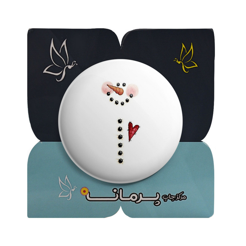 مگنت پرمانه طرح آدم برفی کد pmag.30446