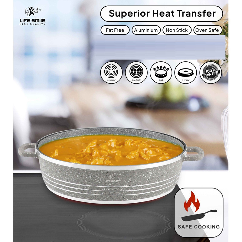 سرویس تابه 6 پارچه لایف اسمایل مدل LIFEP7SHR