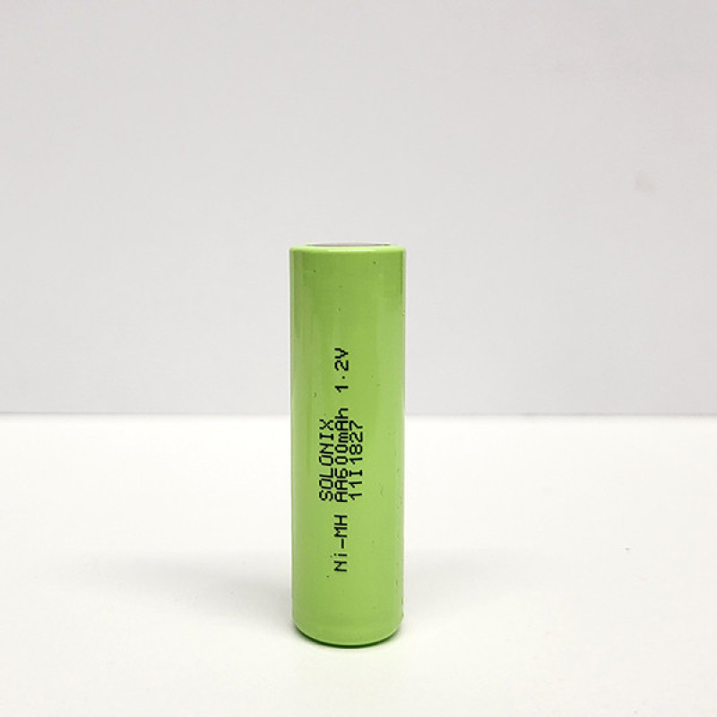 باتری قلمی قابل شارژ سولونیکس مدل  صنعتی 600mAh سرتخت بسته 4 عددی