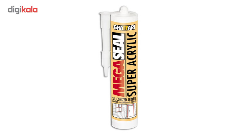 چسب درزگیر سیلیکونی غفاری مدل Super Acrylic سفید وزن 310 میلی