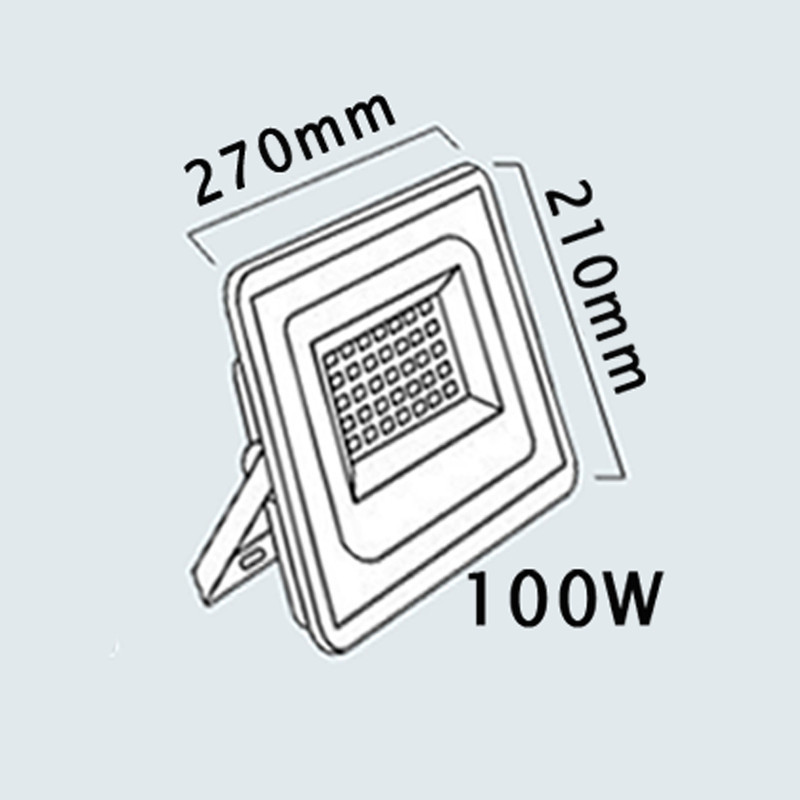 پروژکتور ال ای دی 100 وات پارس شانای مدل  IP65 - SMD