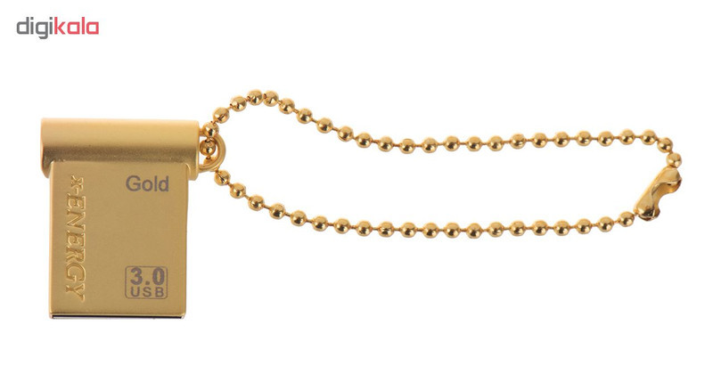 فلش مموری ایکس-انرژی مدل USB3.0 Gold ظرفیت 64 گیگابایت