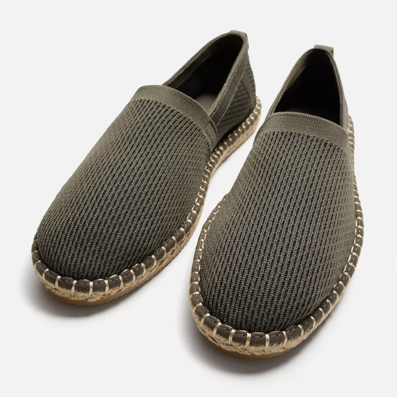کفش کالج مردانه زارا مدل KNITTED FABRIO 2025