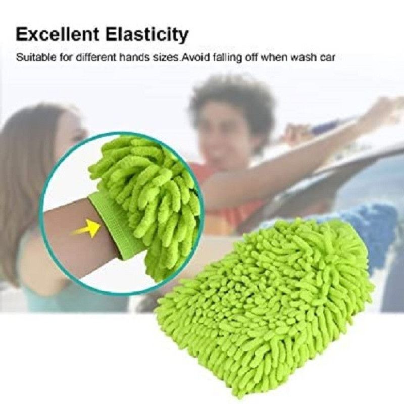 دستمال نظافت مدل Microfiber Super Mitt کد SB 8608