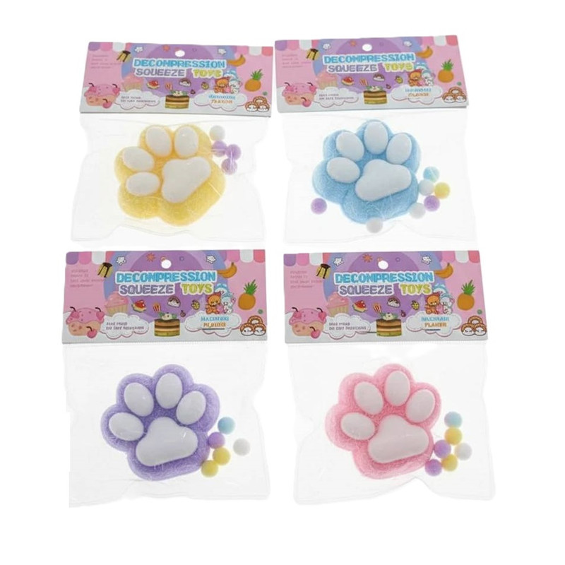 اسکوییشی مدل پنجه گربه پرز دار کد SQUEEZE.TOYS TOROBCHEH
