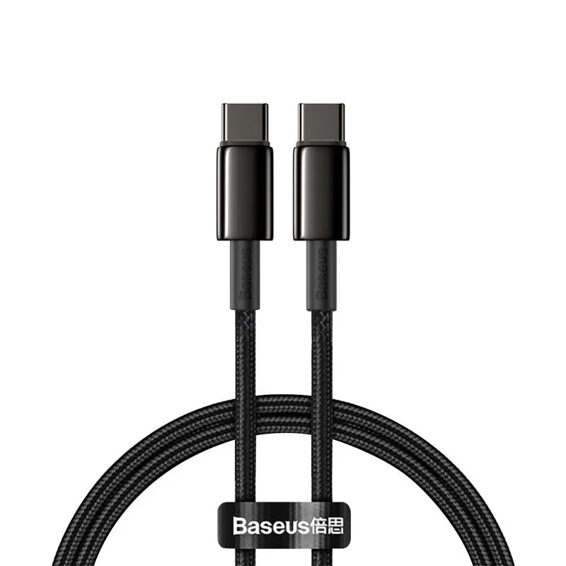 کابل تبدیل USB-C به USB-C باسئوس مدل Tungsten طول 2 متر