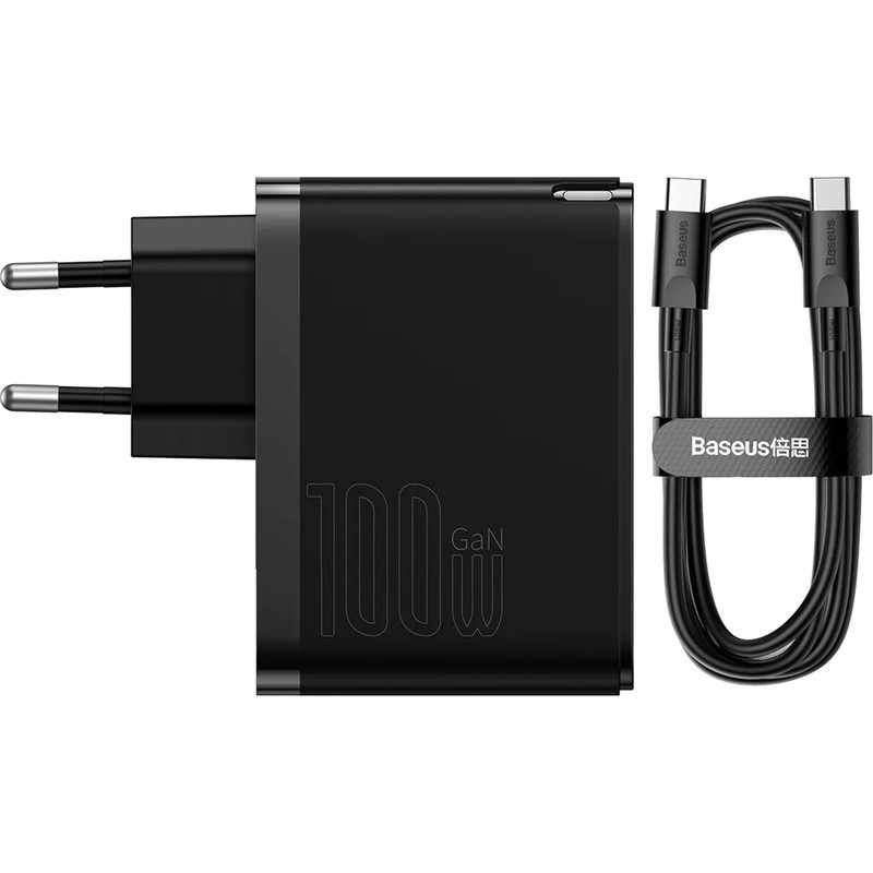شارژر دیواری باسئوس مدل GaN5 Pro 100W CCGP090201