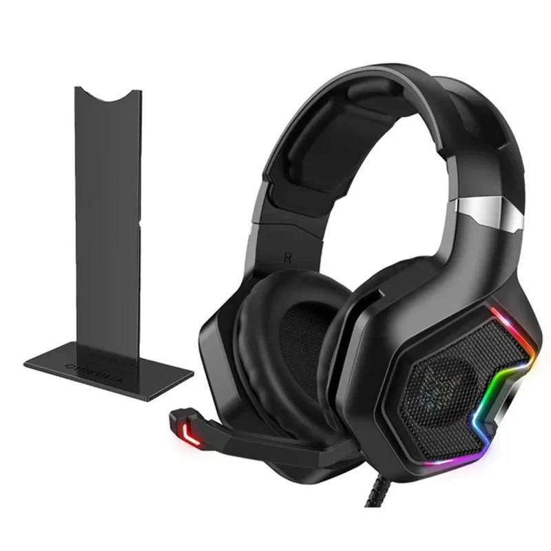 هدست گیمینگ اونیکوما مدل K10 PRO  به همراه پایه نگهدارنده