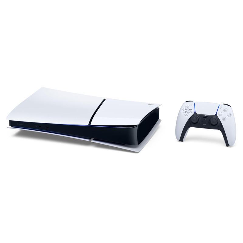 کنسول بازی سونی مدل PlayStation 5 Slim Digital Edition ظرفیت 825 گیگابایت ریجن CFI-2116 اروپا  به همراه دسته اضافی و پایه شارژر