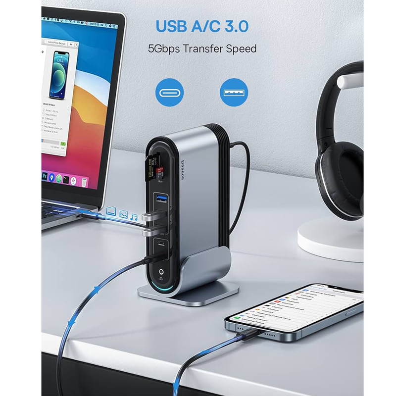 هاب 16 پورت بیسوس مدل Bs-HUB001
