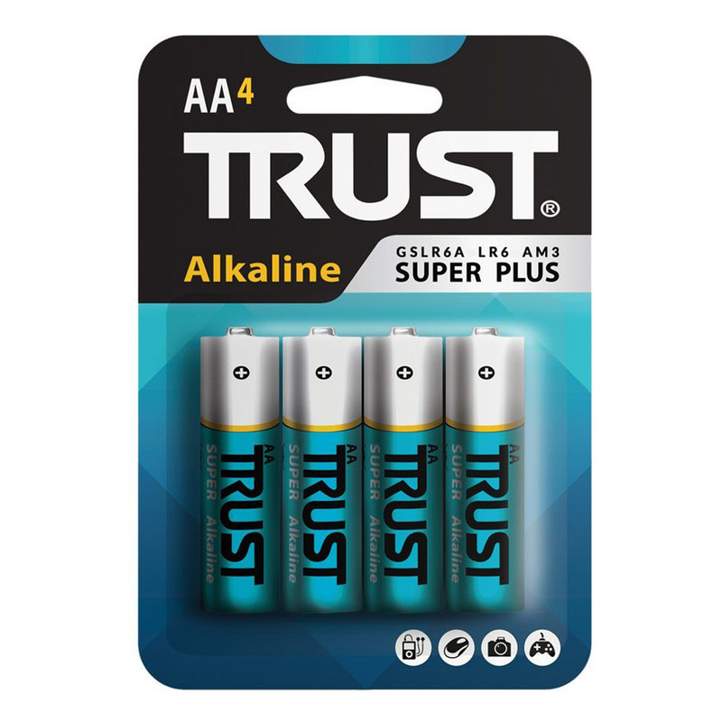 باتری قلمی تراست مدل Alkaline Super Plus بسته 40 عددی