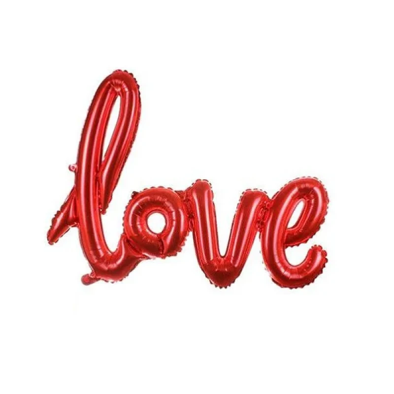 بادکنک فویلی طرح Love مدل PT6
