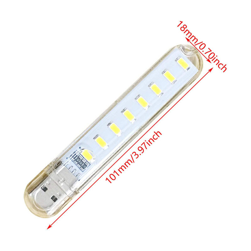 چراغ LED یو اس بی مدل 4W بسته 10 عددی
