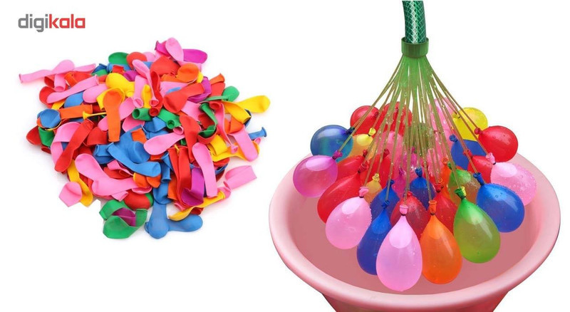 بادکنک آبی مدل happy baby balloons مجموعه 100 عددی
