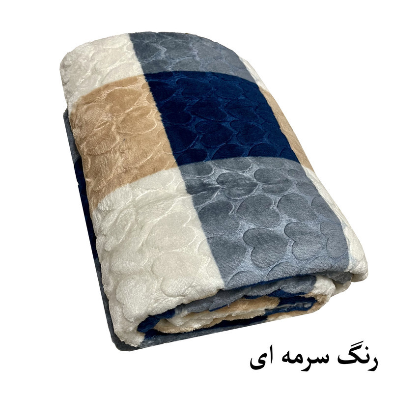 پتو 1 نفر هنرمند مدل ماندگار سایز 220x160 سانتی‌متر