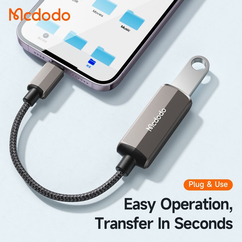 مبدل لایتنینگ به USB USB-C مک دودو مدل CA-2690