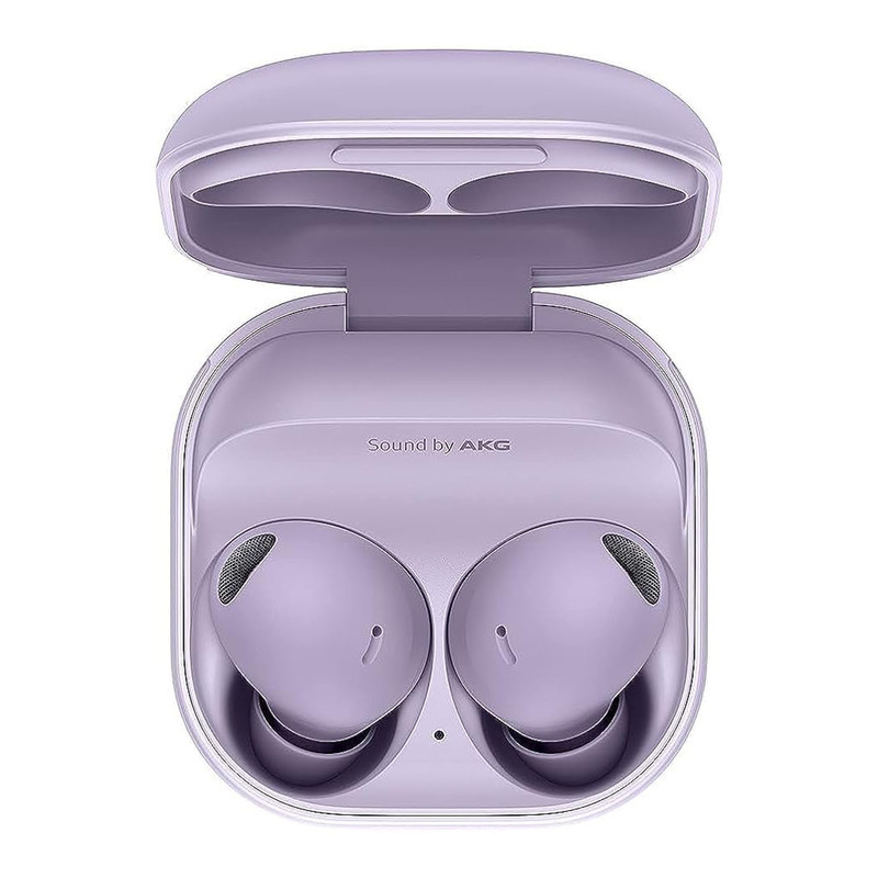 هدفون بلوتوثی سامسونگ مدل Galaxy Buds2 Pro با نویز کنسلینگ فعال (ANC)، درگاه شارژ USB Type-C، دارای میکروفون سه‌گانه، مقاوم در برابر رطوبت و عرق، مجهز به سنسور شتاب‌سنج و مقاومت در برابر آب IPX7
