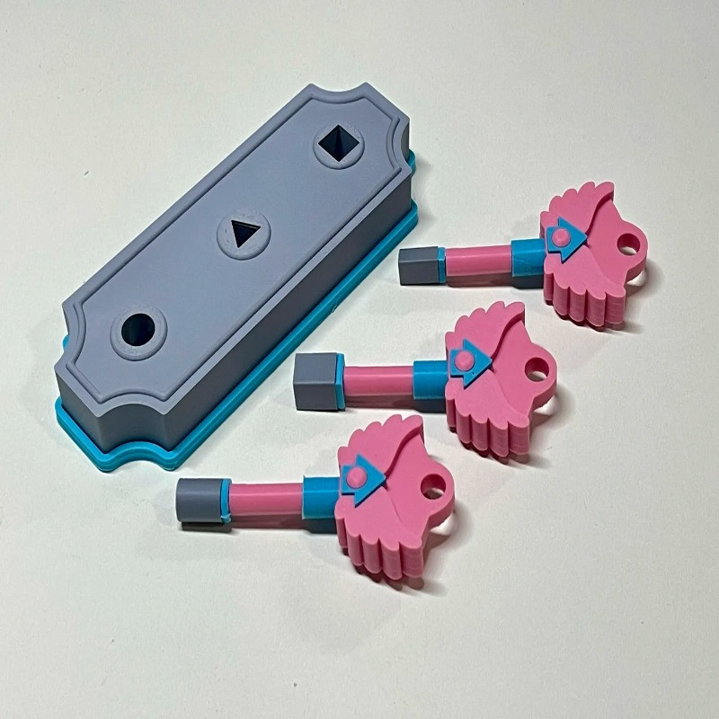 اسباب بازی زینتی مدل Squid Game Keys and Lock