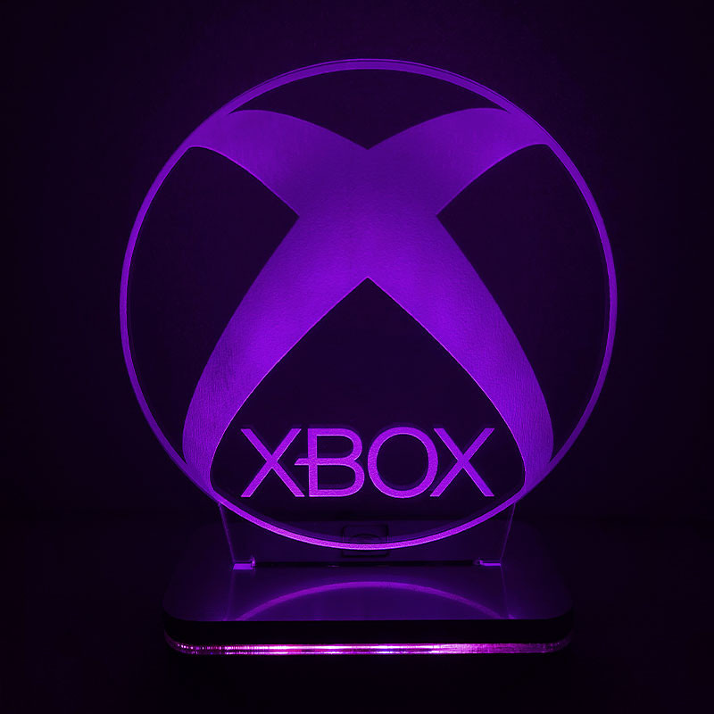 چراغ خواب سان لیزر طرح ایکس باکس XBOX مدل تک رنگ