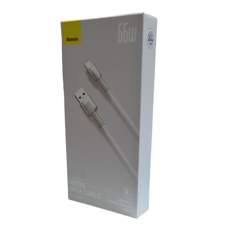 کابل تبدیل USB به USB-C باسئوس مدل CAKF000201 66W طول 2 متر