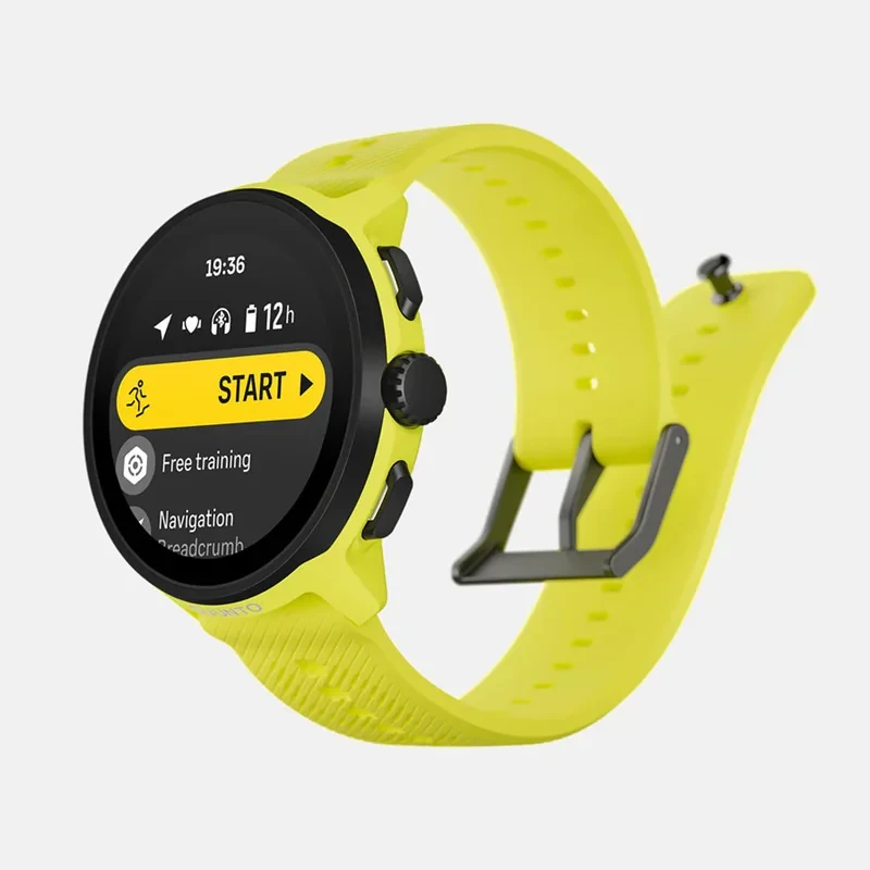 ساعت هوشمند 46 میلی متری سونتو مدل Suunto Run Lime کد SS051274000با بند سیلیکونی