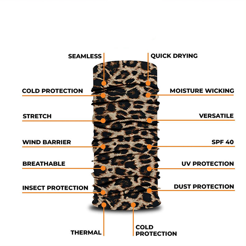 دستمال سر و گردن مدل M500 Leopard