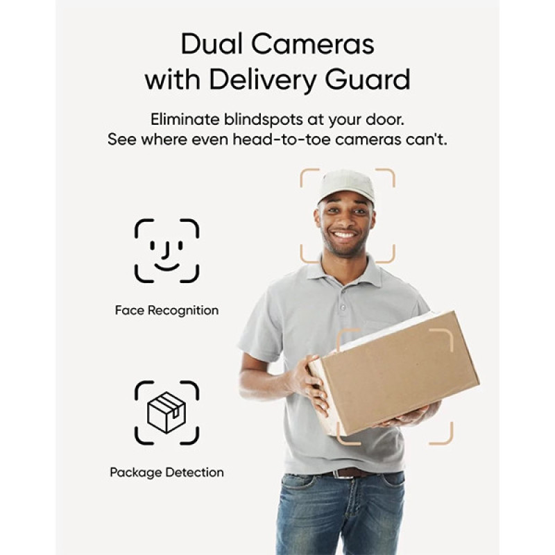 چشمی دیجیتال درب یوفی مدل Doorbell Dual with chime