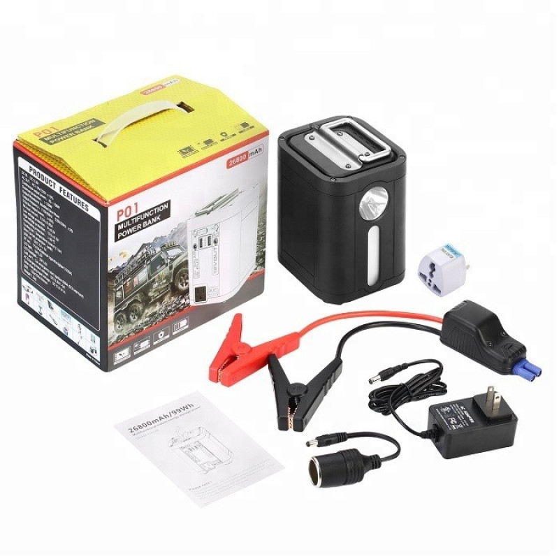 پاوربانک پاور مدل p01 ظرفیت 26800 میلی آمپر ساعت