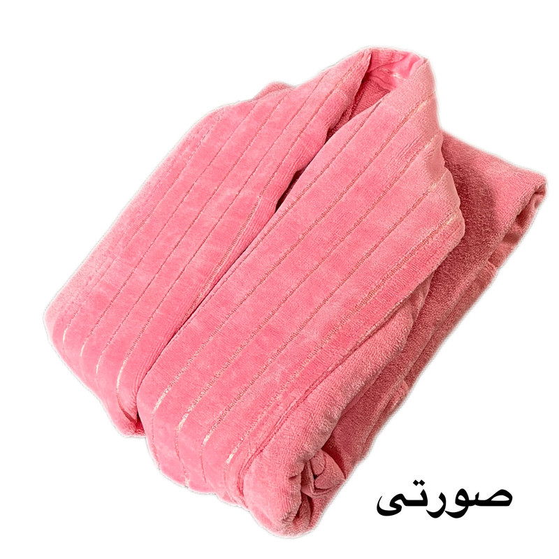حوله پالتویی آقای کاریزما طرح یقه ابریشم مدل نواری سایز 125 مناسب برای قد 160 الی 185 سانتی متر