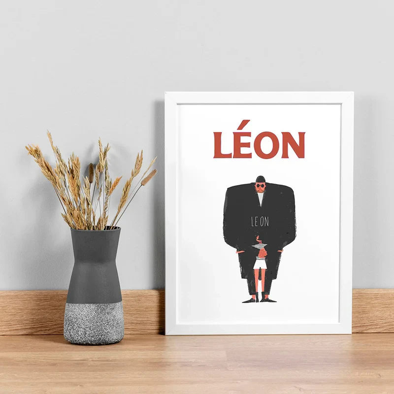 تابلو صبا طرح مدل Leon the professional کد sw