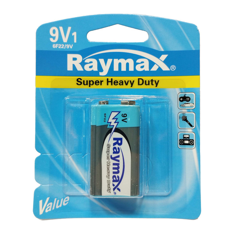 باتری کتابی رایمکس مدل Super Heavy Duty بسته دو عددی