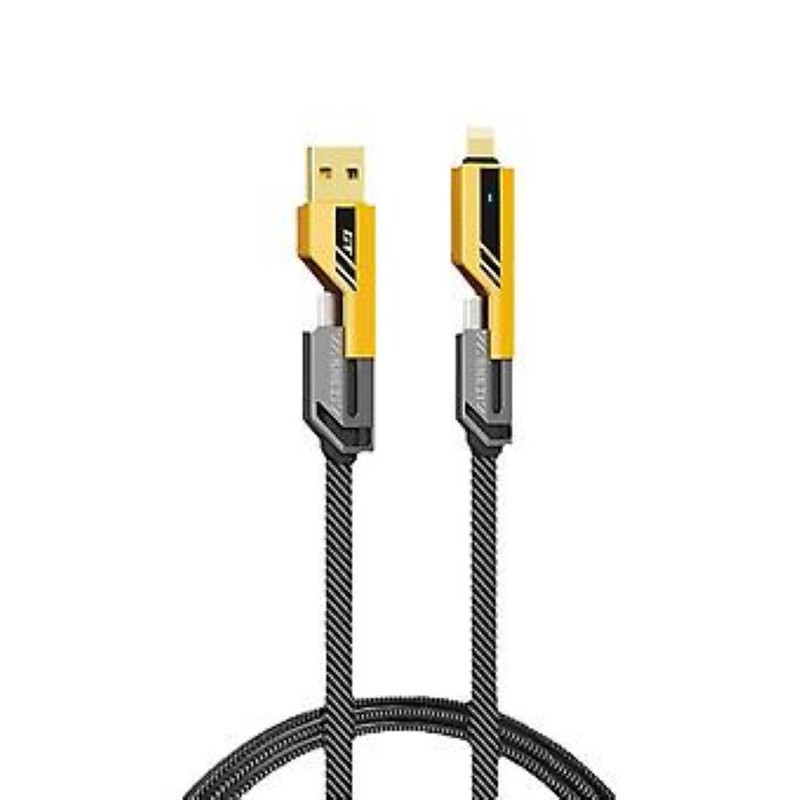 کابل تبدیل USB  USB-C به لایتنینگ  USB-C مدل NOHON 4IN1 FAST طول 1.2 متر