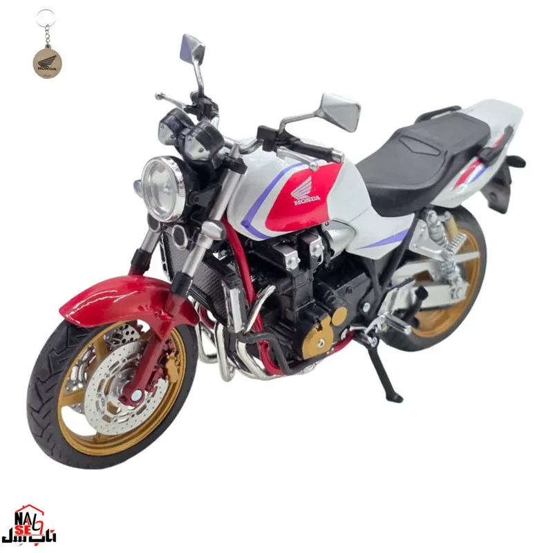 ماکت موتور ناب سل مدل هوندا سی بی HONDA CB1300SF  AUTOMAXX به همراه جاسوییچی NAAB003