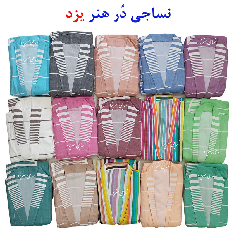 حوله پالتویی نساجی هنر یزد مدل خطی رهام سایز 125