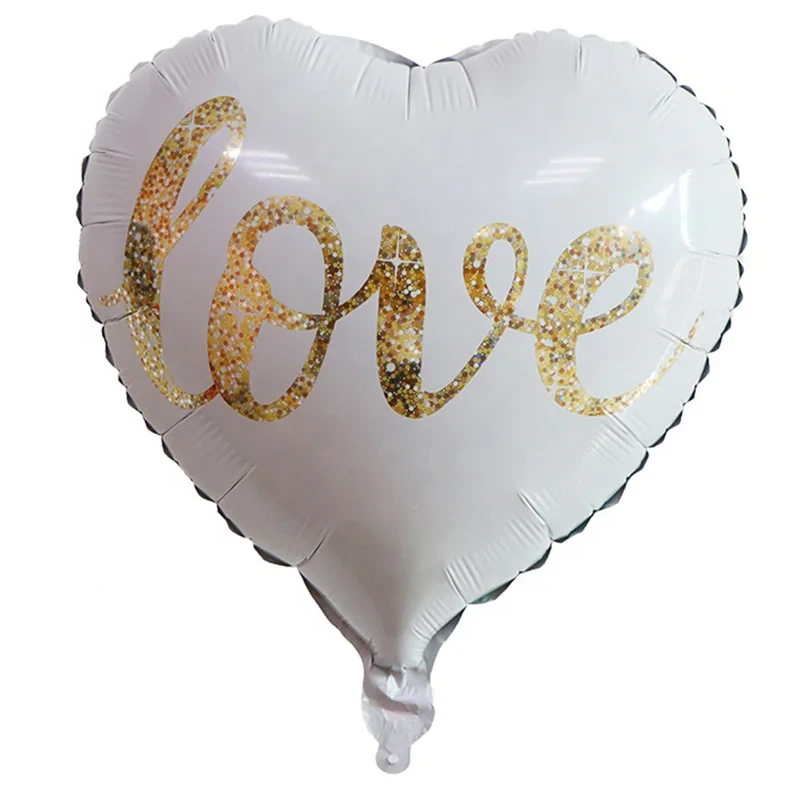 بادکنک فویلی لاکی بالونز مدل white love