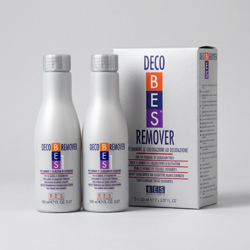 کیت پاک کننده رنگ مو بس مدل Decobes remover حجم 150میلی لیتر بسته 2 عددی