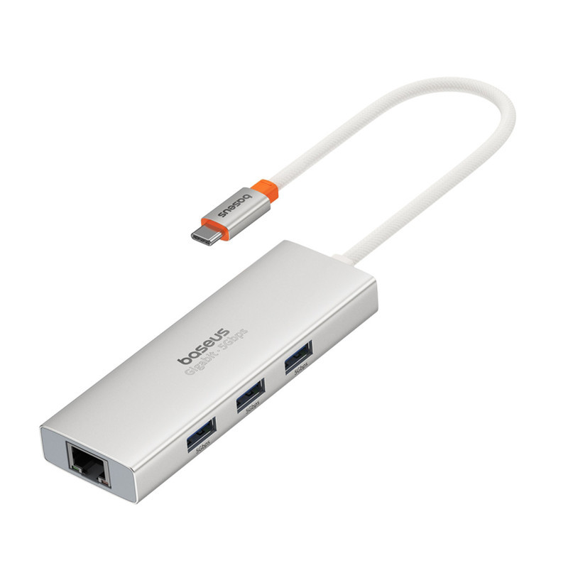هاب 4 پورت Usb2 باسئوس مدل AirJoy Series-WKQX070001 25cm