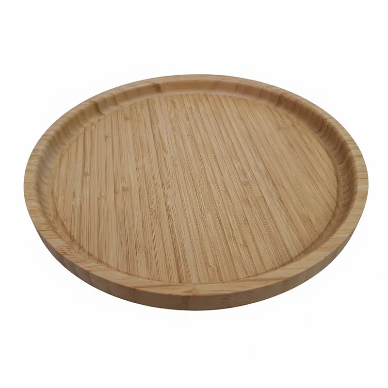سینی مدل گرد بامبو سایز 35× 35 سانتی متر