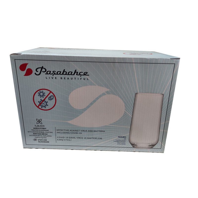 لیوان پاشاباغچه مدل  Antimicrobial 420015 بسته شش عددی