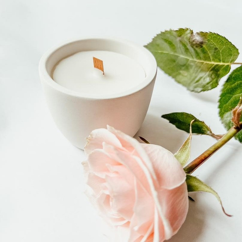 شمع دست ساز مدل بتنی مجموعه 3 عددی