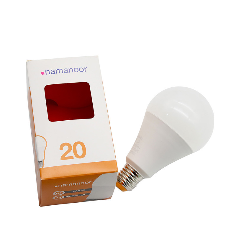 لامپ 20 وات نمانور مدل مهتابی LED  پایه E27 مجموعه 5 عددی