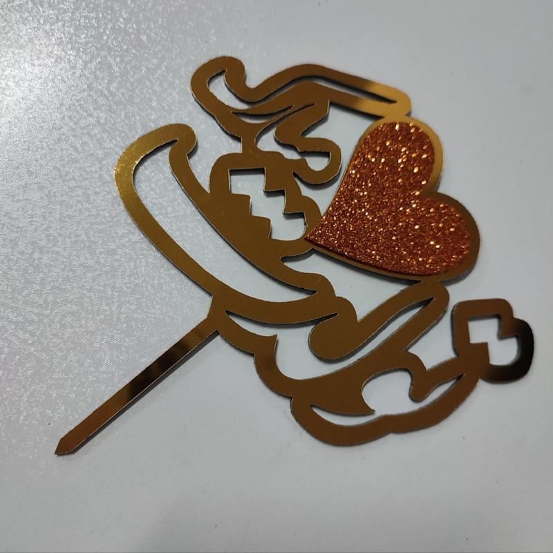 تاپر مدل تولدت مبارک بسته 4 عددی