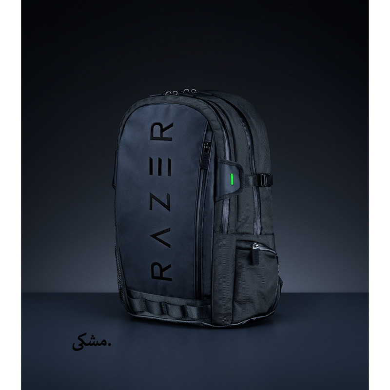 کوله‌ پشتی ریزر مدل rogue v3 مناسب برای لپ‌تاپ تا سایز 15.6 اینچ